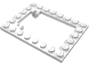 Набор LEGO Plate Special 6 x 8 Trap Door Frame Horizontal, Белый