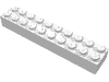 Набор LEGO Brick 2 x 10, Белый
