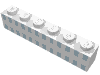 Набор LEGO Brick 1 x 6 with Ferry Squares Light Blue in 2 Lines Print, Белый