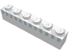 Набор LEGO Brick 1 x 6 with Ferry Squares Light Blue in 1 Line At Top Print (Set 1554), Белый