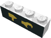 Набор LEGO Brick 1 x 4 with Garage Tools Print, Белый