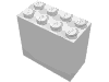 Набор LEGO Brick 2 x 4 x 3, Белый