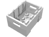 Набор LEGO Container - Crate with Handholds, Белый