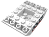 Набор LEGO Slope Brick 45  6 x  4 Double Inverted w/ "POLICE" Red Line Pat., Белый