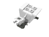Набор LEGO Tricycle Complete Assembly with Dark Bluish Gray Chassis &amp, Белый