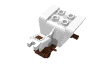 Набор LEGO Tricycle Complete Assembly with Dark Bluish Gray Chassis &amp, Белый