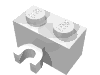 Набор LEGO Brick Special 1 x 2 with Vertical Clip [Thick U Clip], Белый