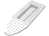 Набор LEGO Boat Hull Unitary 22 x 8 x 2 1/3, Top, Белый