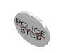 Набор LEGO Roadsign Clip-on  2 x  2 Round with STOP print, Белый