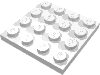 Набор LEGO Plate 4 x 4, Белый
