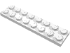Набор LEGO Plate 2 x 8 with Waffle Bottom, Белый