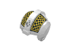 Набор LEGO Minifig Helmet SW Rebel Pilot with Checkered Print, Белый
