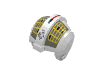 Набор LEGO Minifig Helmet SW Rebel Pilot with Yellow Grid on Grey Print, Белый