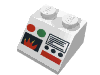 Набор LEGO Slope Brick 45 2 x 2 with Flame and Control Panel Print fire, Белый