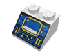 Набор LEGO Slope Brick 45В°  2 x  2 with Ice Planet Controls Print, Белый