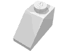 Набор LEGO Slope 45В° 2 x 1 - without Bottom Tube, Белый