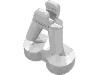 Набор LEGO Minifig Martian Legs, Белый