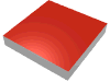 Набор LEGO Tile 2 x 2 with Red Top Print, Белый