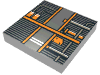Набор LEGO Tile  2 x  2 with SW Snowspeeder Vent Print, Белый