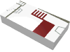 Набор LEGO Tile 1 x 2 with X-wing Fighter Right Print, Белый