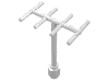 Набор LEGO Antenna with Side Spokes, Белый