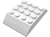 Набор LEGO Slope 45В° 6 x 4 Double [aka Train Roof], Белый