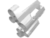 Набор LEGO Technic Fairing # 2 Large Short, Large Holes, Side B, Белый