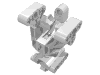 Набор LEGO Bionicle Body Trunk Gearbox, Белый