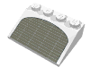 Набор LEGO Slope 33 3 x 4 with Grille Print, Белый