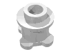Набор LEGO Brick 1 x 1 x 2/3 Round with Scala Base, Белый