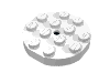 Набор LEGO Turntable 4 x 4 - Old Type Complete, Perfectly Round, Белый