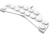 Набор LEGO Wedge Plate 4 x 8 Tail, Белый