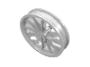 Набор LEGO Wheel Spoked Large, Белый