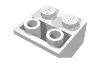 Набор LEGO Slope 45В° 2 x 2 Inverted with 4 Black Rectangles Print, Белый