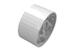 Набор LEGO Wheel 24 x 43 Technic, Белый