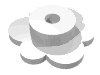 Набор LEGO Flower - Small, Белый