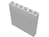Набор LEGO Brick 1 x 6 x 5, Белый