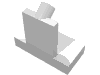 Набор LEGO Vehicle Steering Stand 1 x 2, Белый