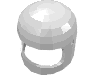 Набор LEGO Minifig Helmet Classic with Thin Chin Guard and Visor Dimples, Белый