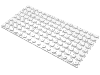 Набор LEGO Baseplate 8 x 16, Белый