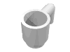 Набор LEGO Minifig Cup, Белый