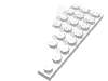 Набор LEGO Wedge Plate 8 x 4 Wing Right, Белый
