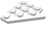 Набор LEGO Wedge Plate 4 x 4 Wing Left, Белый