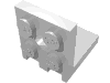 Набор LEGO Bracket 2 x 2 - 2 x 2, Белый
