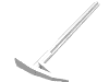 Набор LEGO Bionicle Weapon Long Axle Ice Pick, Белый