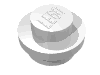Набор LEGO Plate Round 1 x 1 with Solid Stud, Белый