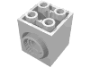 Набор LEGO Turntable 2 x 2 x 2 Side Facing Locking, Белый