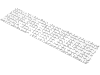 Набор LEGO Baseplate 8 x 32, Белый