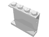 Набор LEGO Panel 1 x 4 x 3 [Solid Studs], Белый