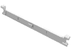Набор LEGO Garage Roller Door Section without Handle, Белый